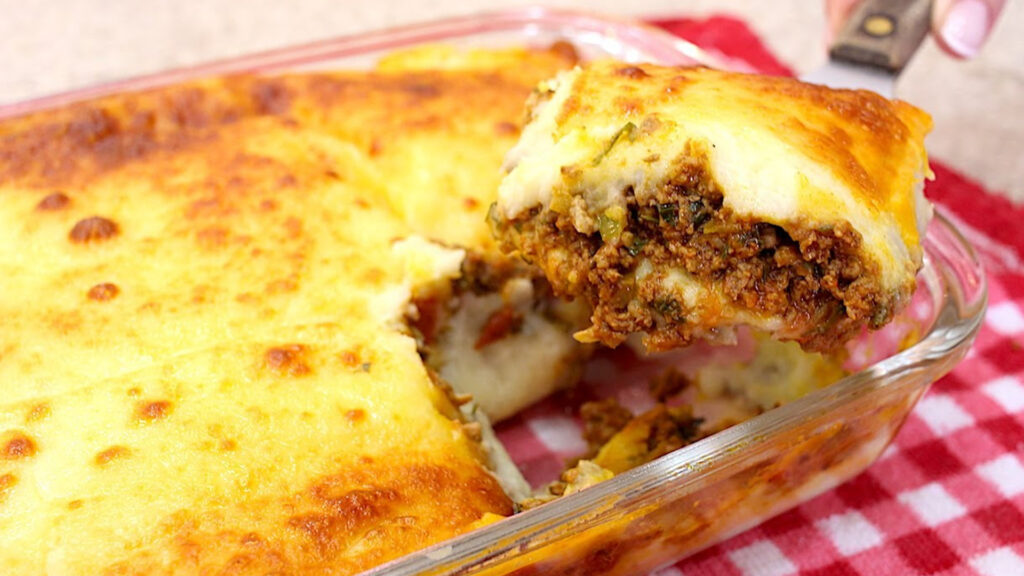 Receita Inglesa  Shepherd's Pie 